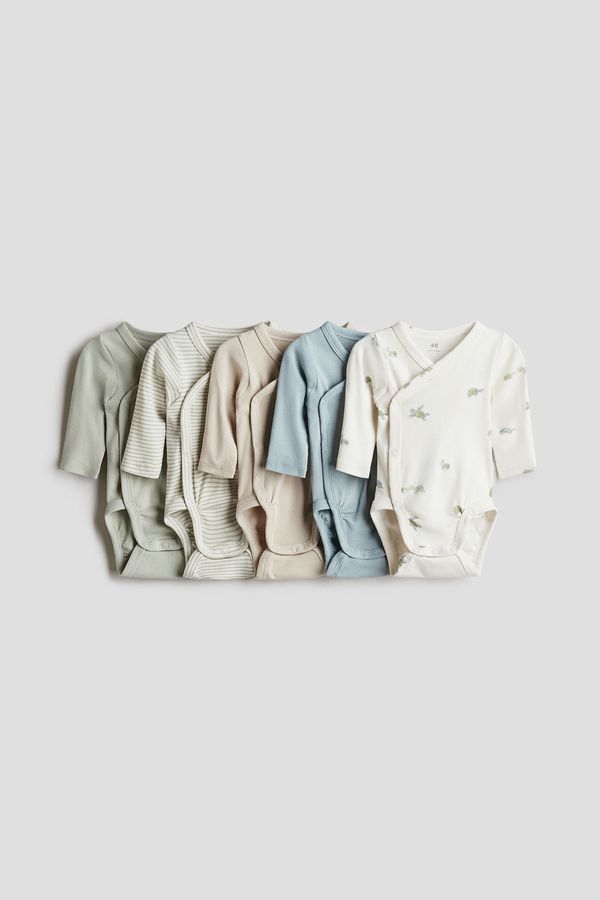 Pack de 5 bodies cruzados