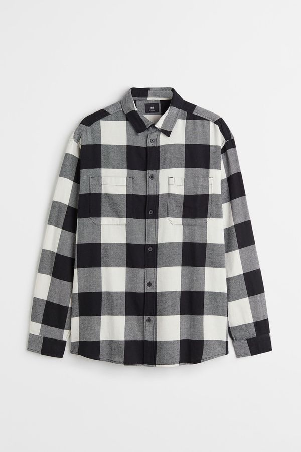 Camisa de sarga Relaxed Fit