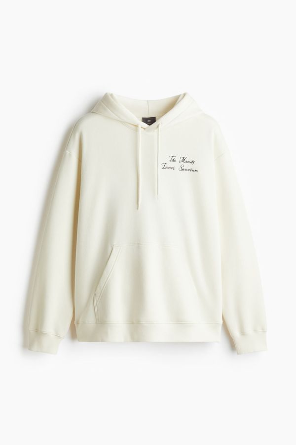 Polerón hoodie estampado Loose Fit