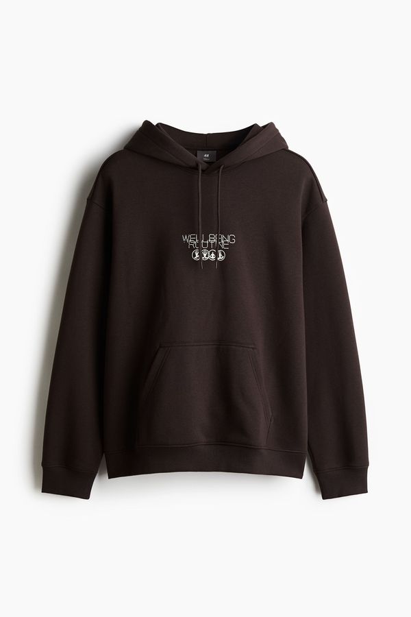 Polerón hoodie estampado Loose Fit