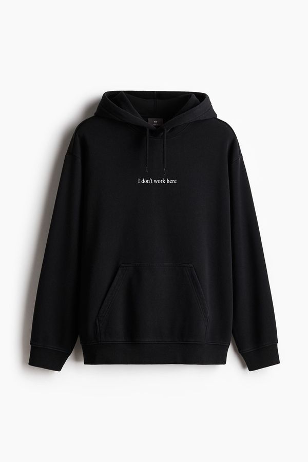Polerón hoodie estampado Loose Fit