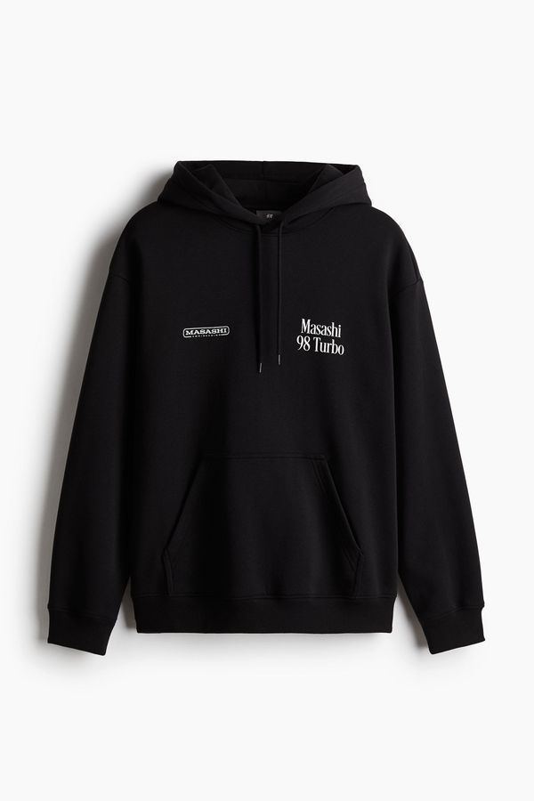 Polerón hoodie estampado Loose Fit