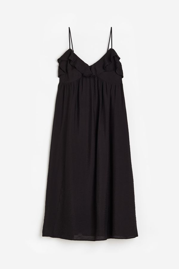 Vestido de tirantes con escote en V
