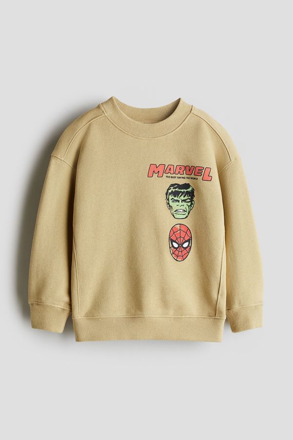 Polerón con motivo estampado