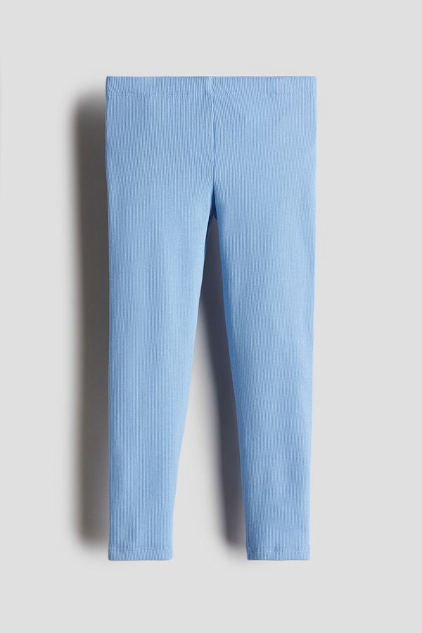 Leggings en punto acanalado