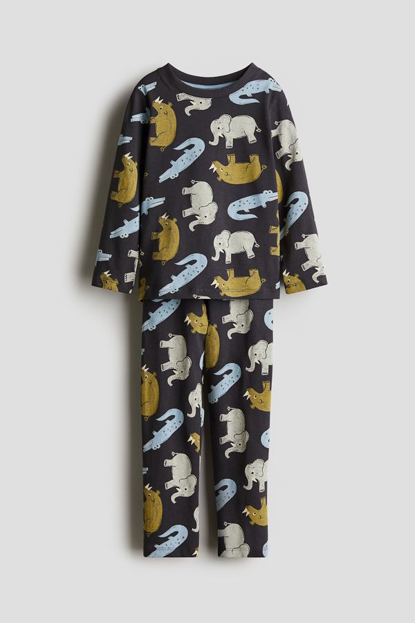 Pijama estampado de punto