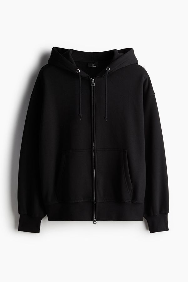 Polerón hoodie con cierre Oversized Fit
