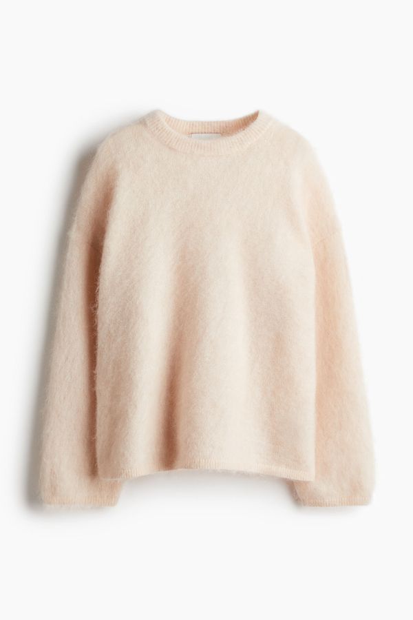 Sweater oversize en mezcla de mohair