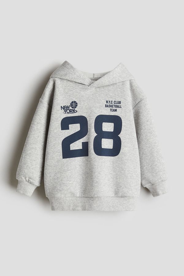 Polerón hoodie con motivo estampado