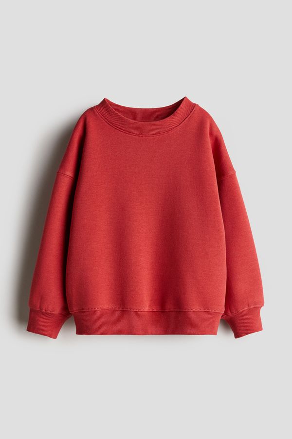 Polerón oversize con cuello redondo
