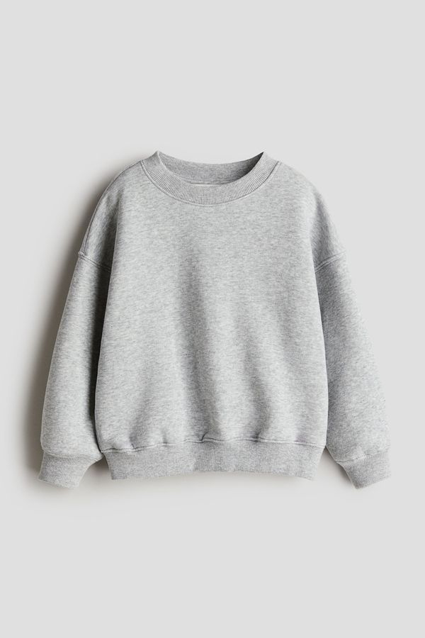 Polerón oversize con cuello redondo