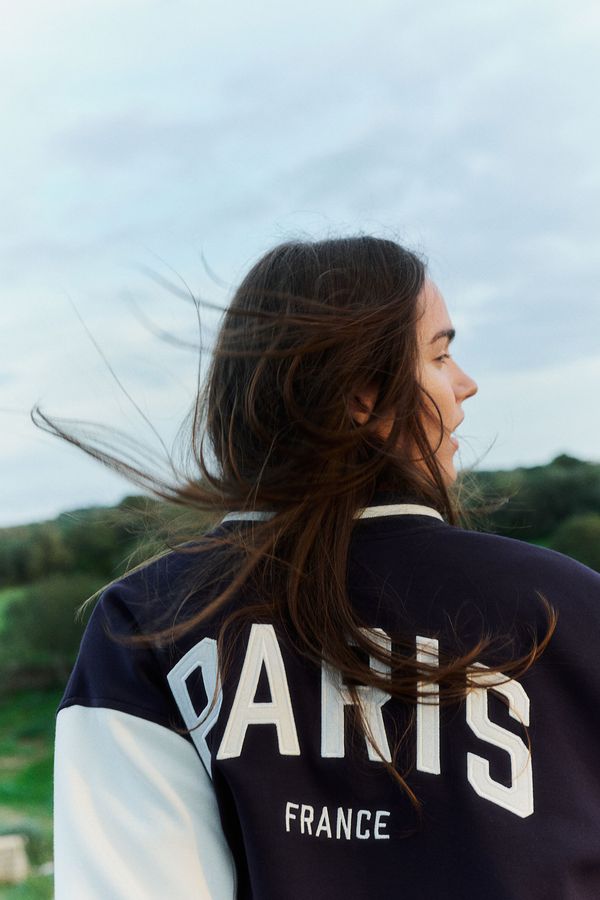 Chaqueta de baseball con motivo