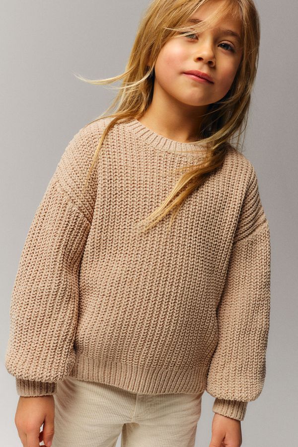 Sweater en punto de chenille