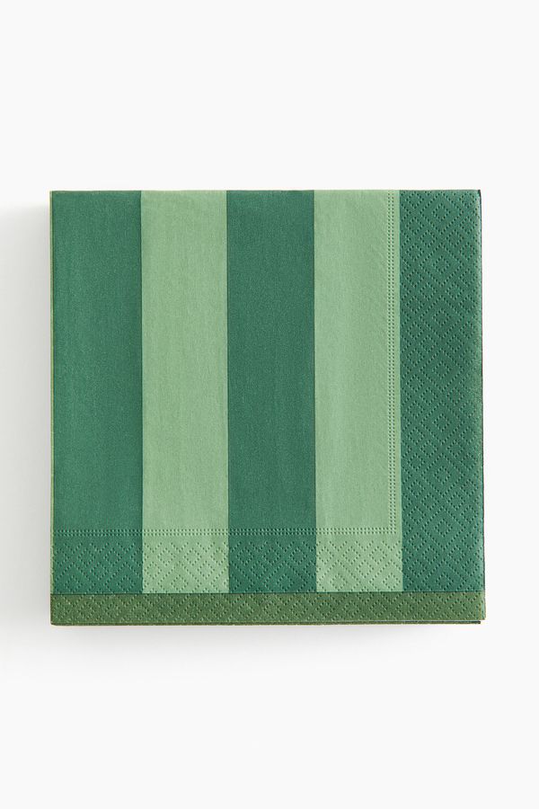 Pack de 20 servilletas estampadas de papel