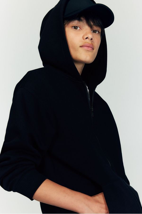 Polerón hoodie con cierre