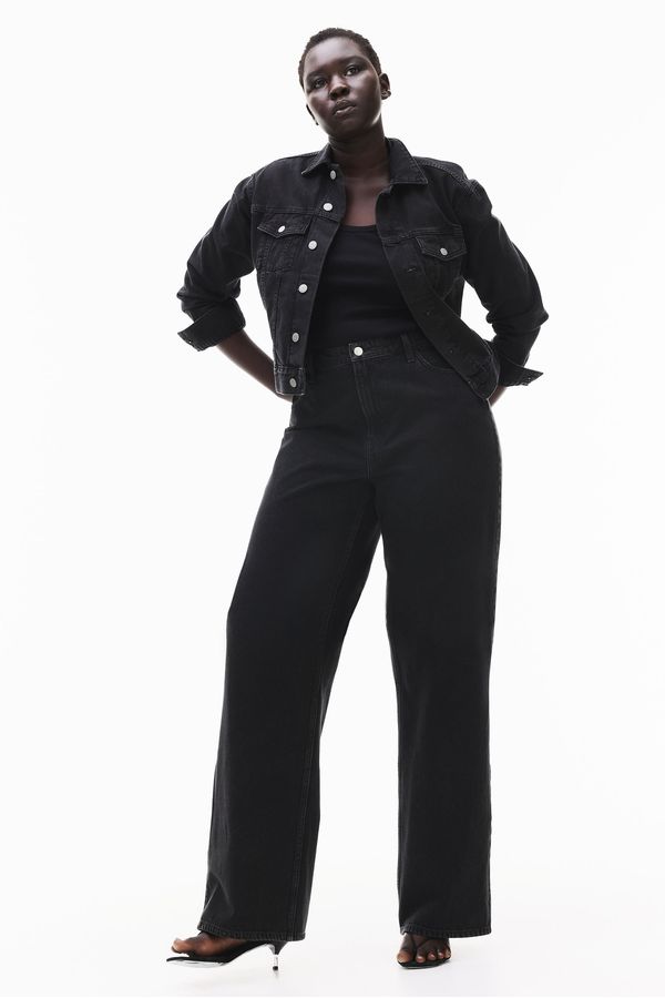Curvy Fit Wide Ultra High Jeans