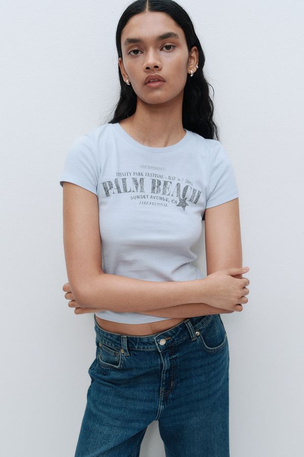 Polera acanalada