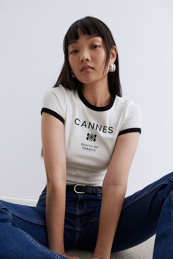 Polera acanalada