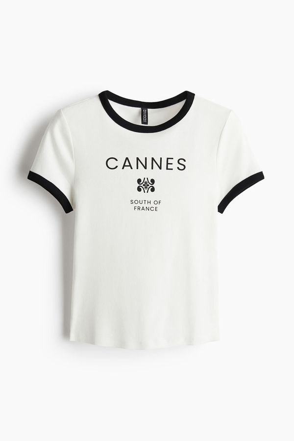 Polera acanalada
