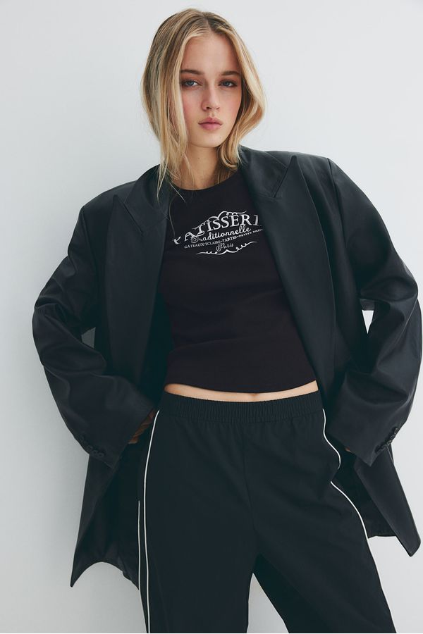 Polera acanalada