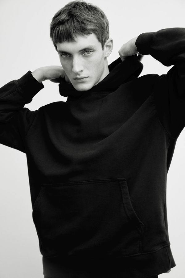Polerón hoodie lavado Loose Fit