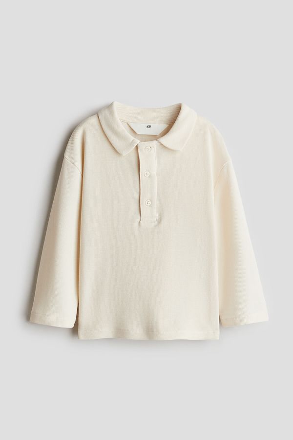 Polera polo de manga larga