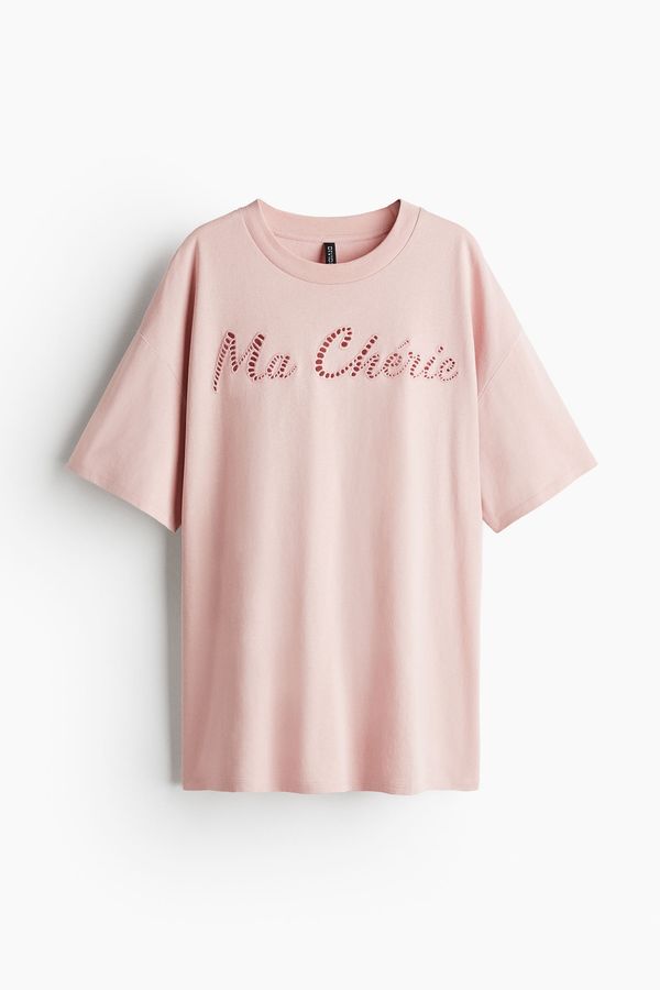 Polera oversize con motivo