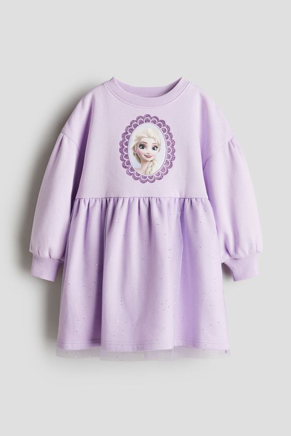 Vestido polerón estampado