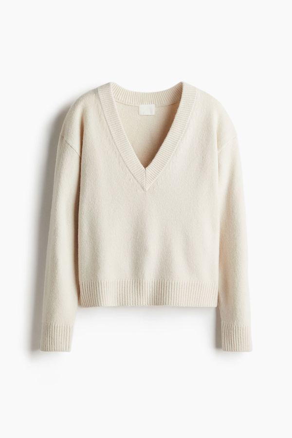 Sweater con escote en V
