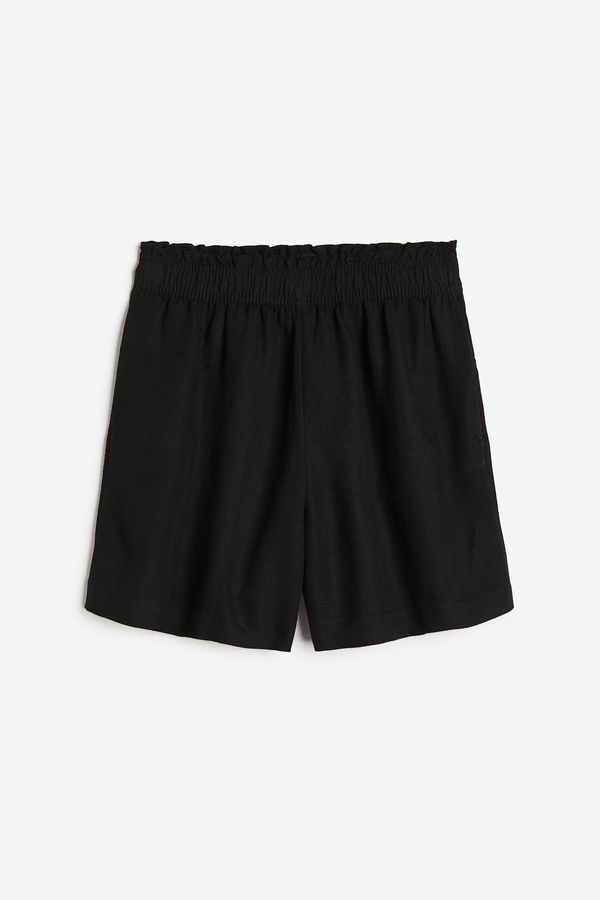 Shorts pull-on con lino