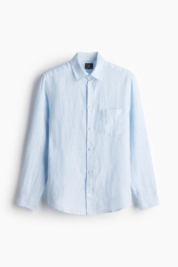 Camisa de lino Regular Fit