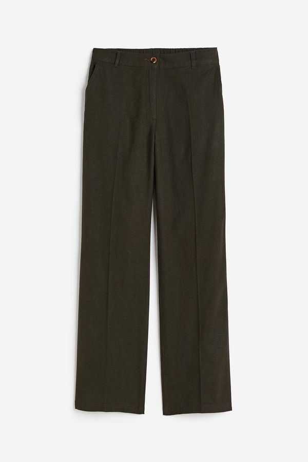 Pantalón en mezcla de lino