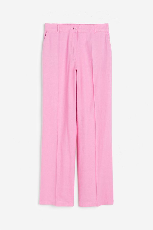 Pantalón en mezcla de lino