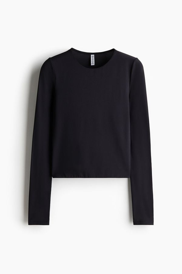 Polera de manga larga en punto