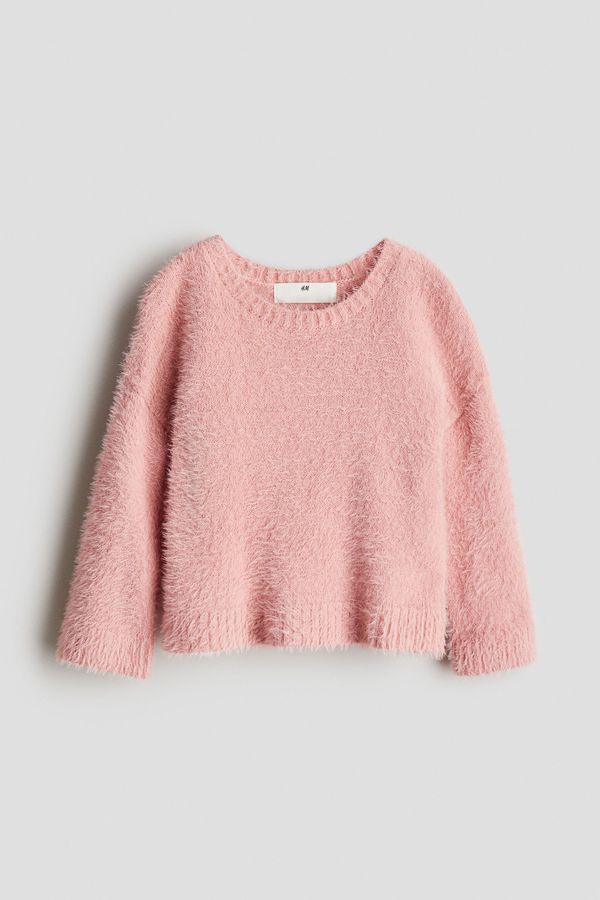 Sweater en punto fino con acabado cepillado
