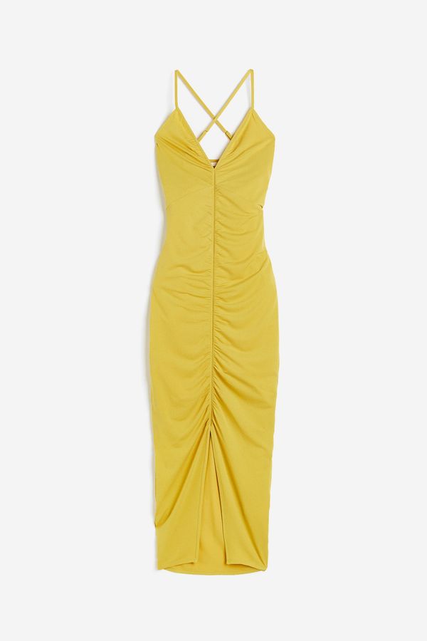 Vestido bodycon drapeado