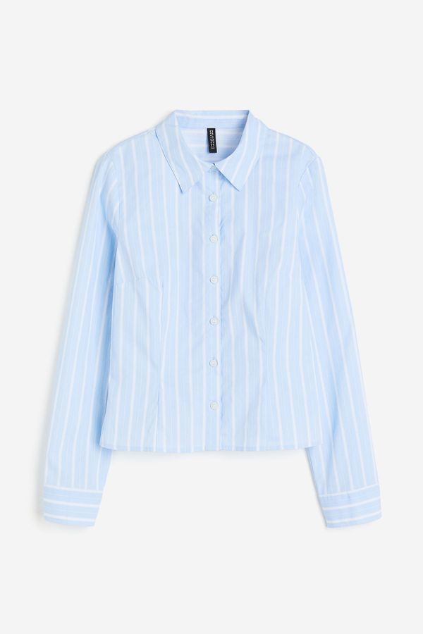 Camisa entallada en popelina