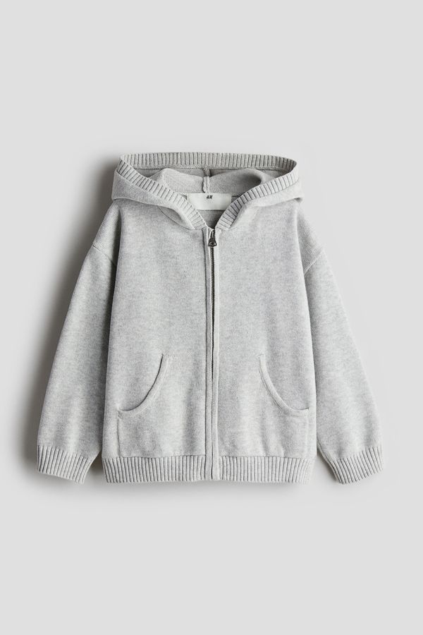 Polerón hoodie en punto de algodón