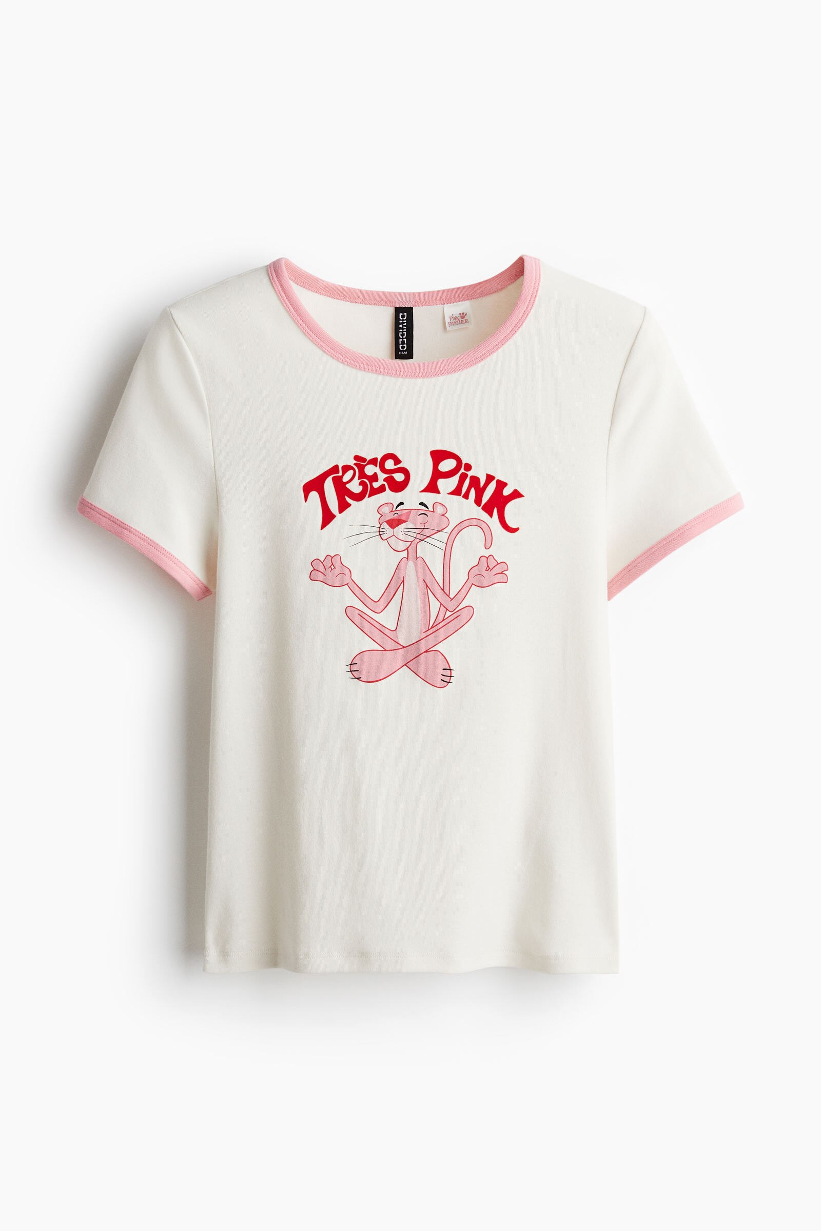 Vestido Polera Pantera Rosa H&m Polera Con Estampado H&M CL