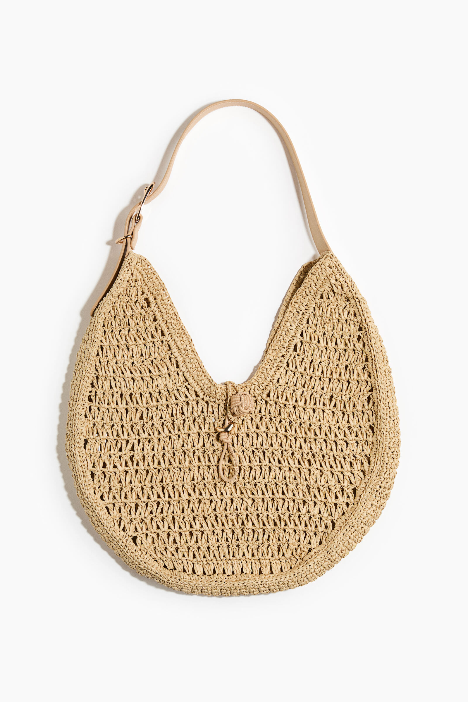 Cartera de hombro en paja