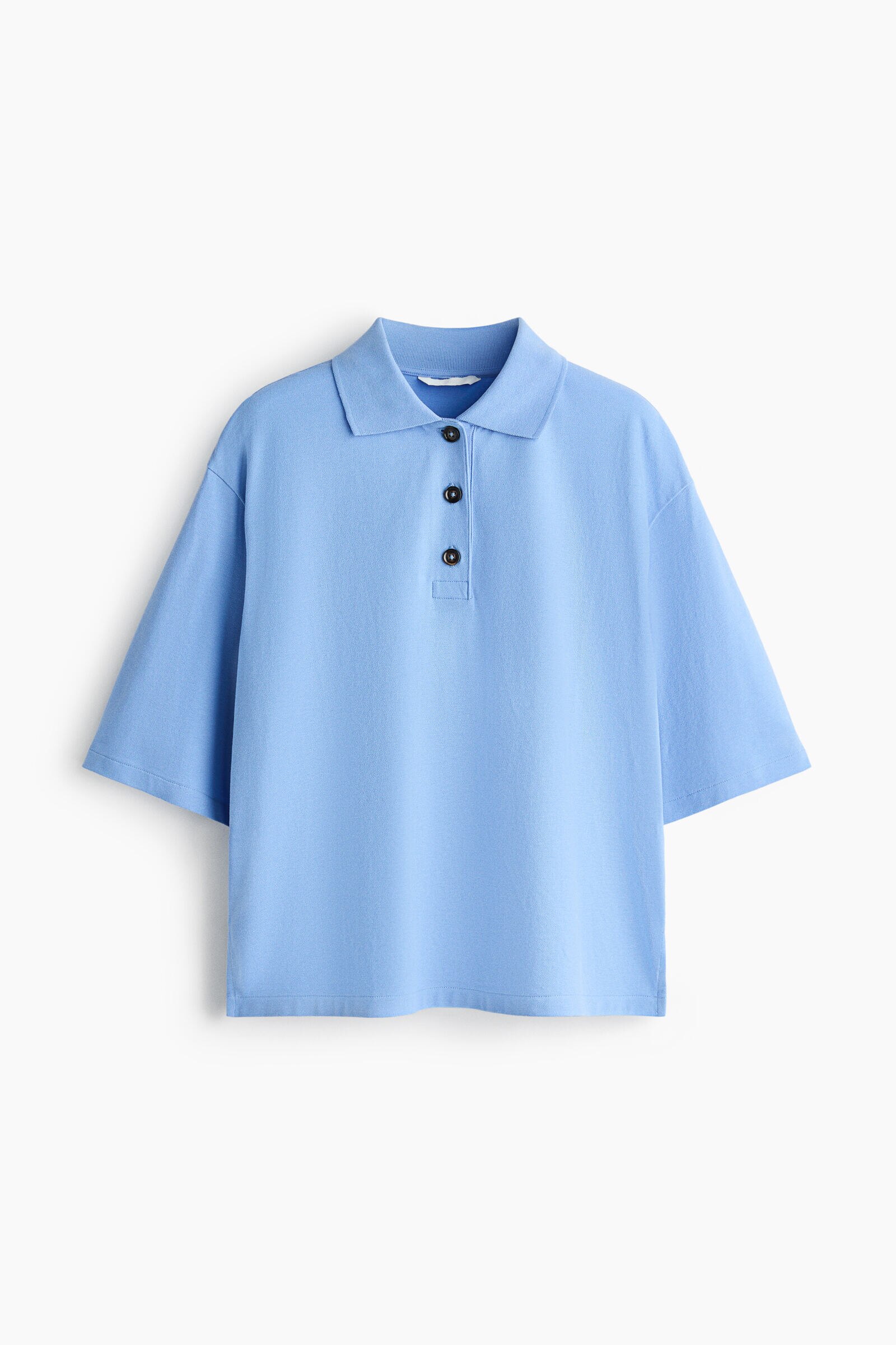 Polera polo de algodón