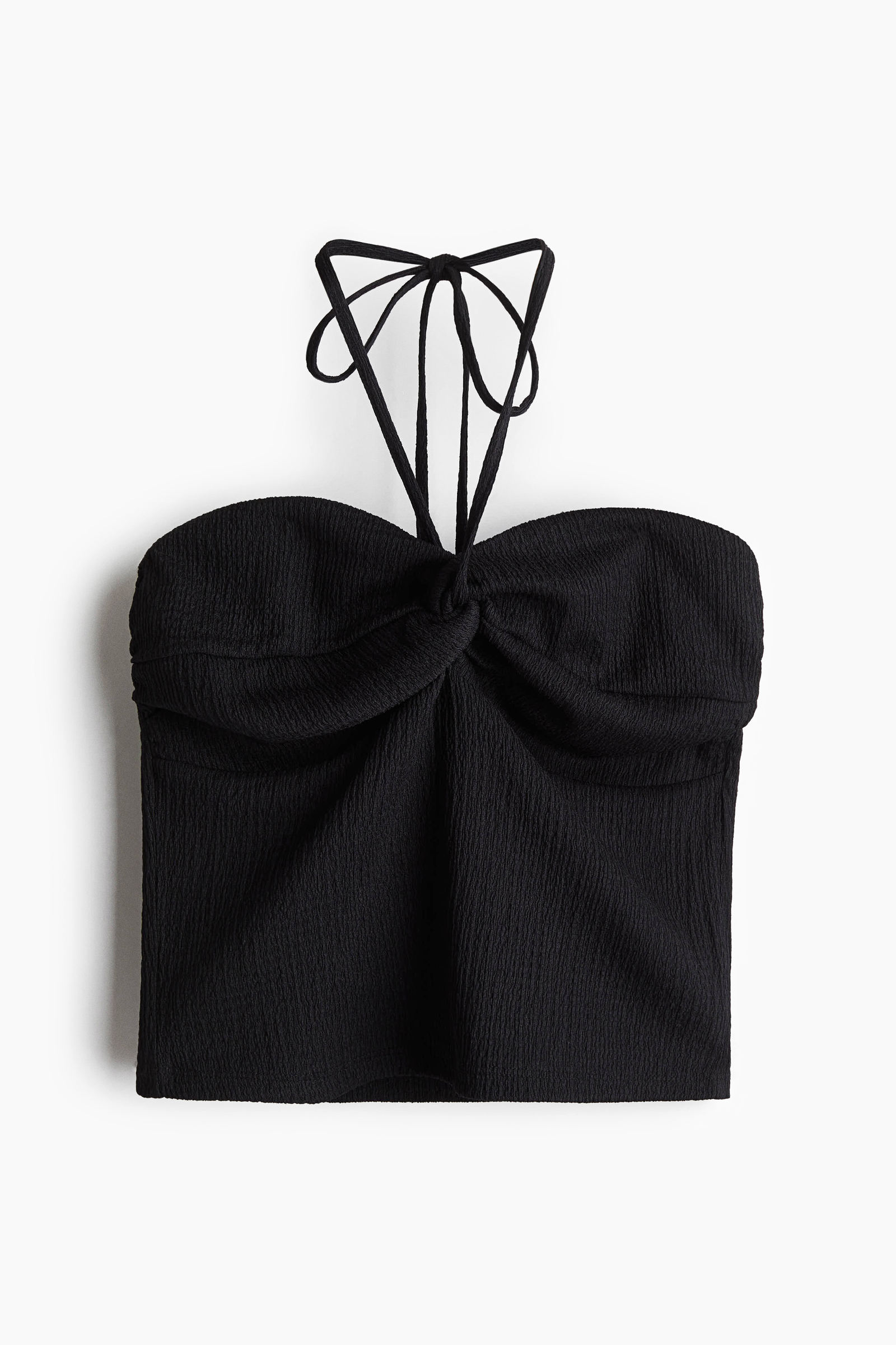 Top halter corto