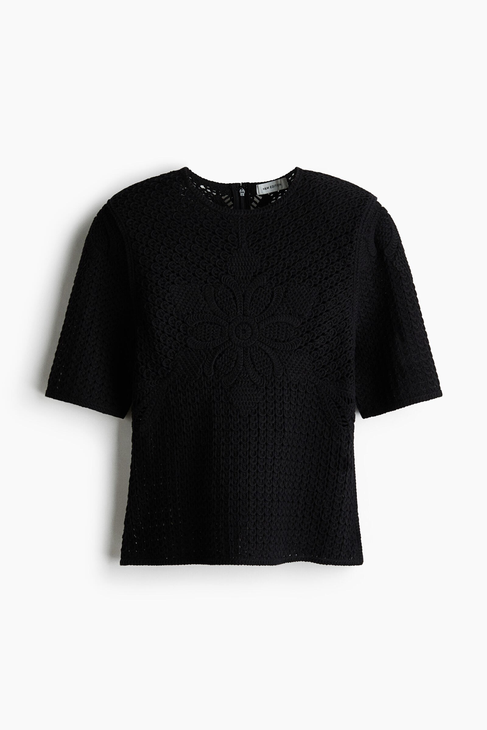Top efecto crochet