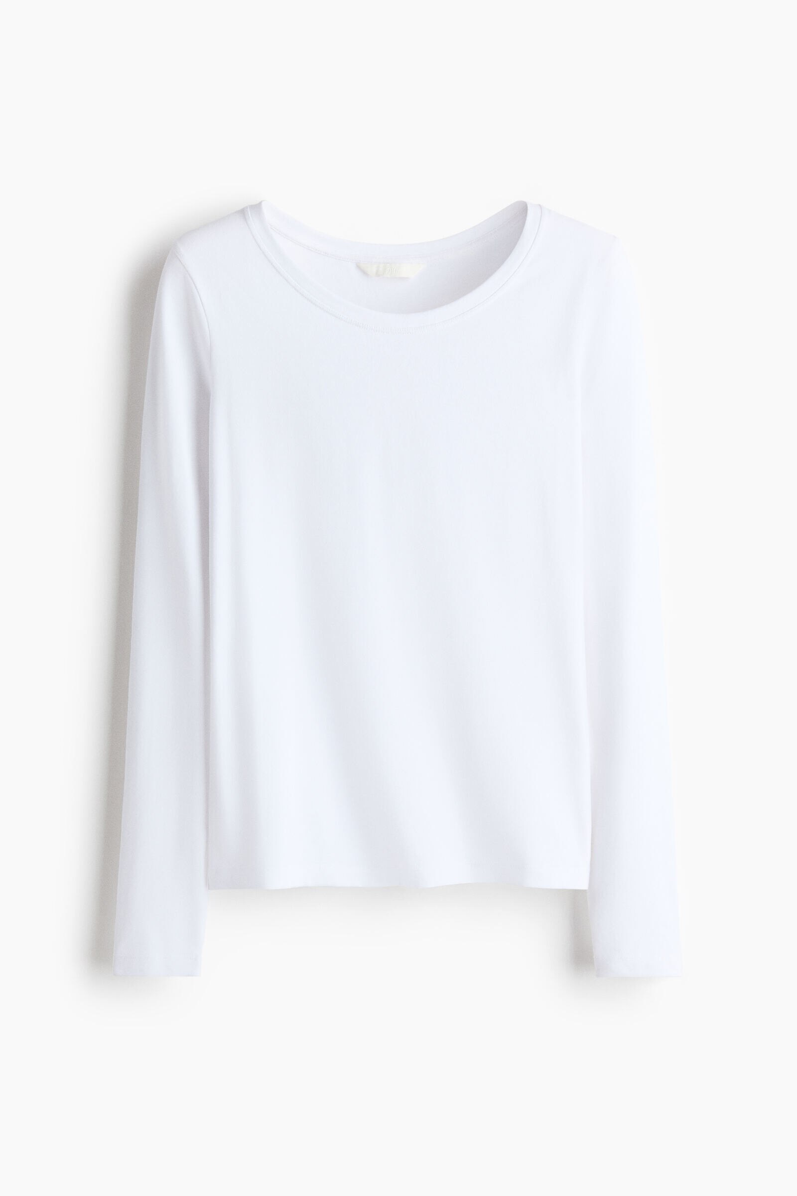 Polera entallada de algodón
