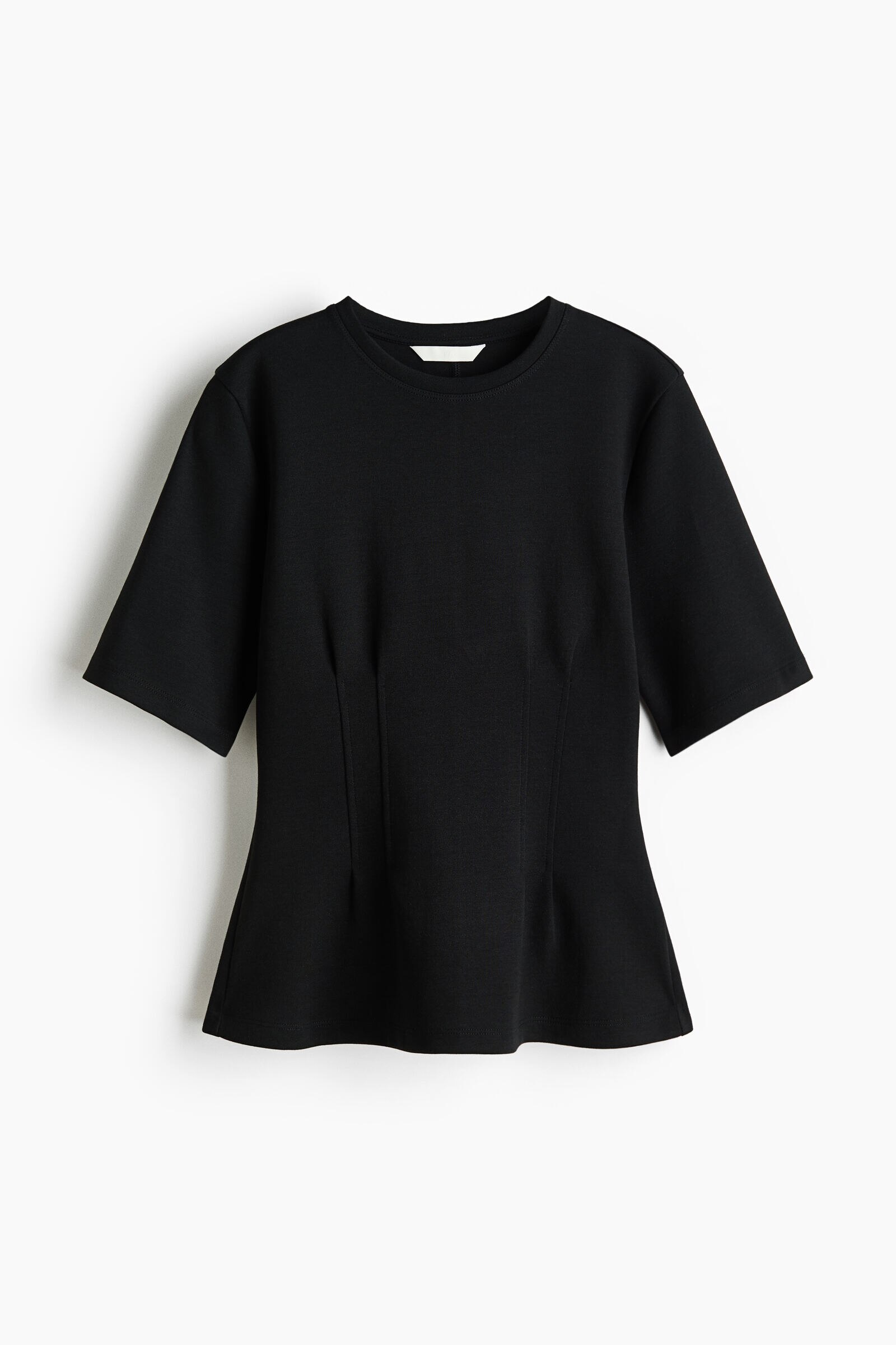 Polera interlock entallada