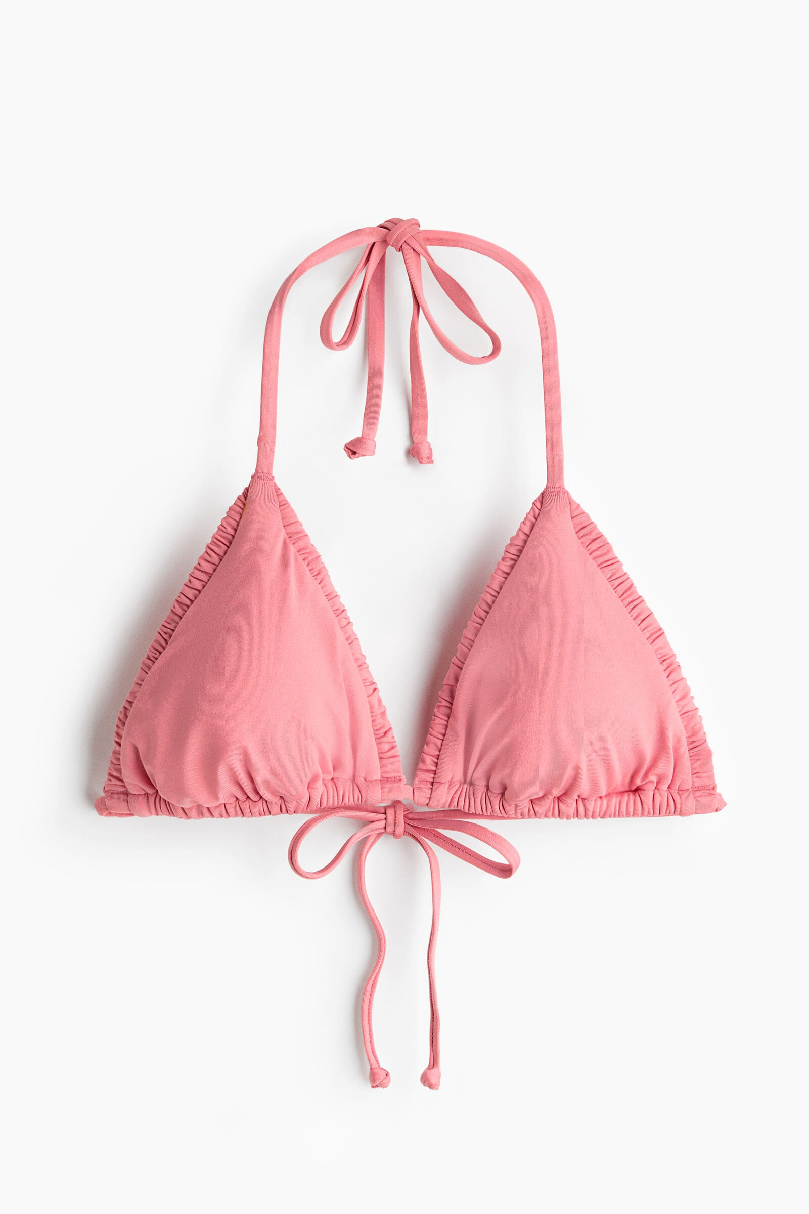 Top de bikini triangular con relleno
