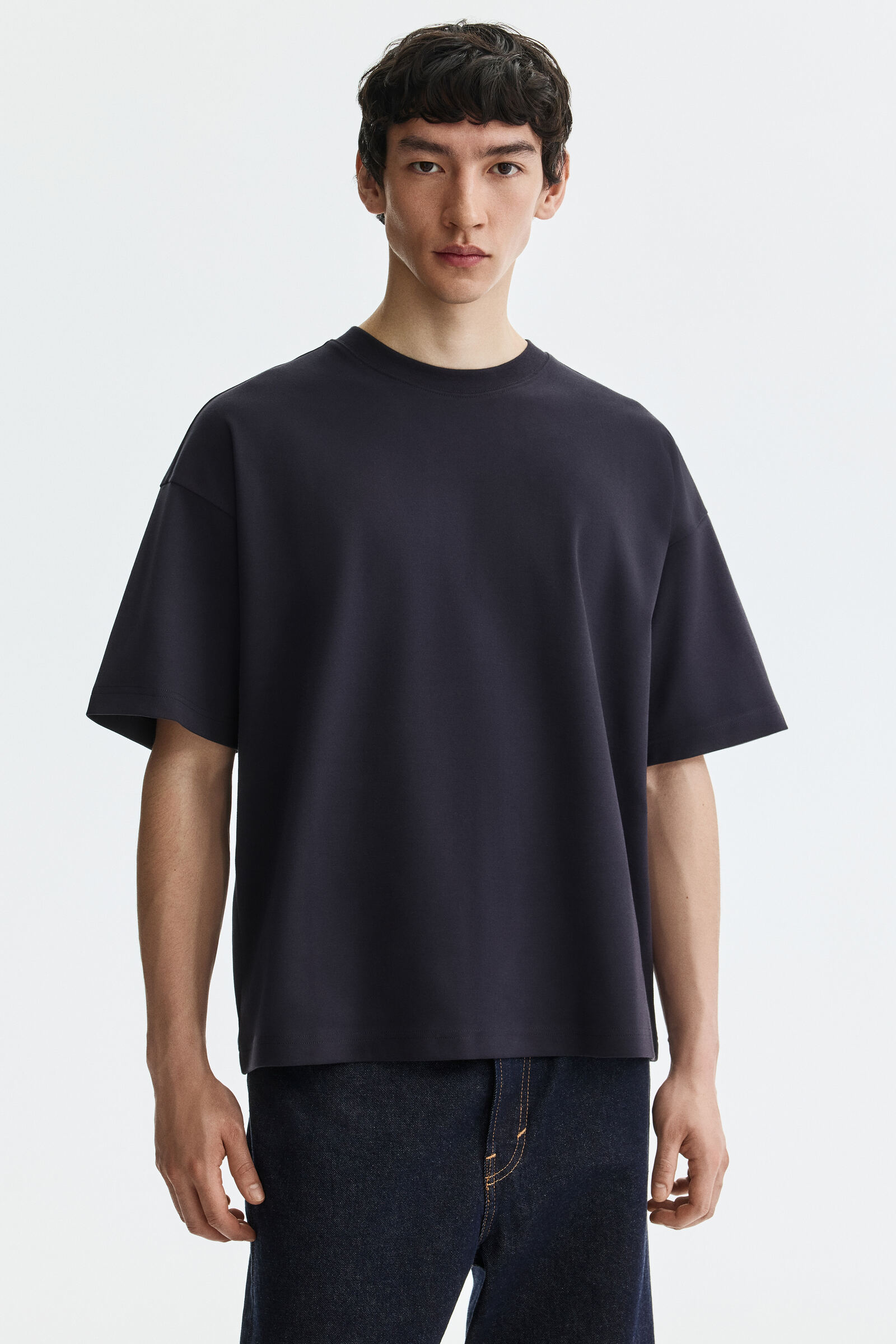 Polera interlock Oversized Fit