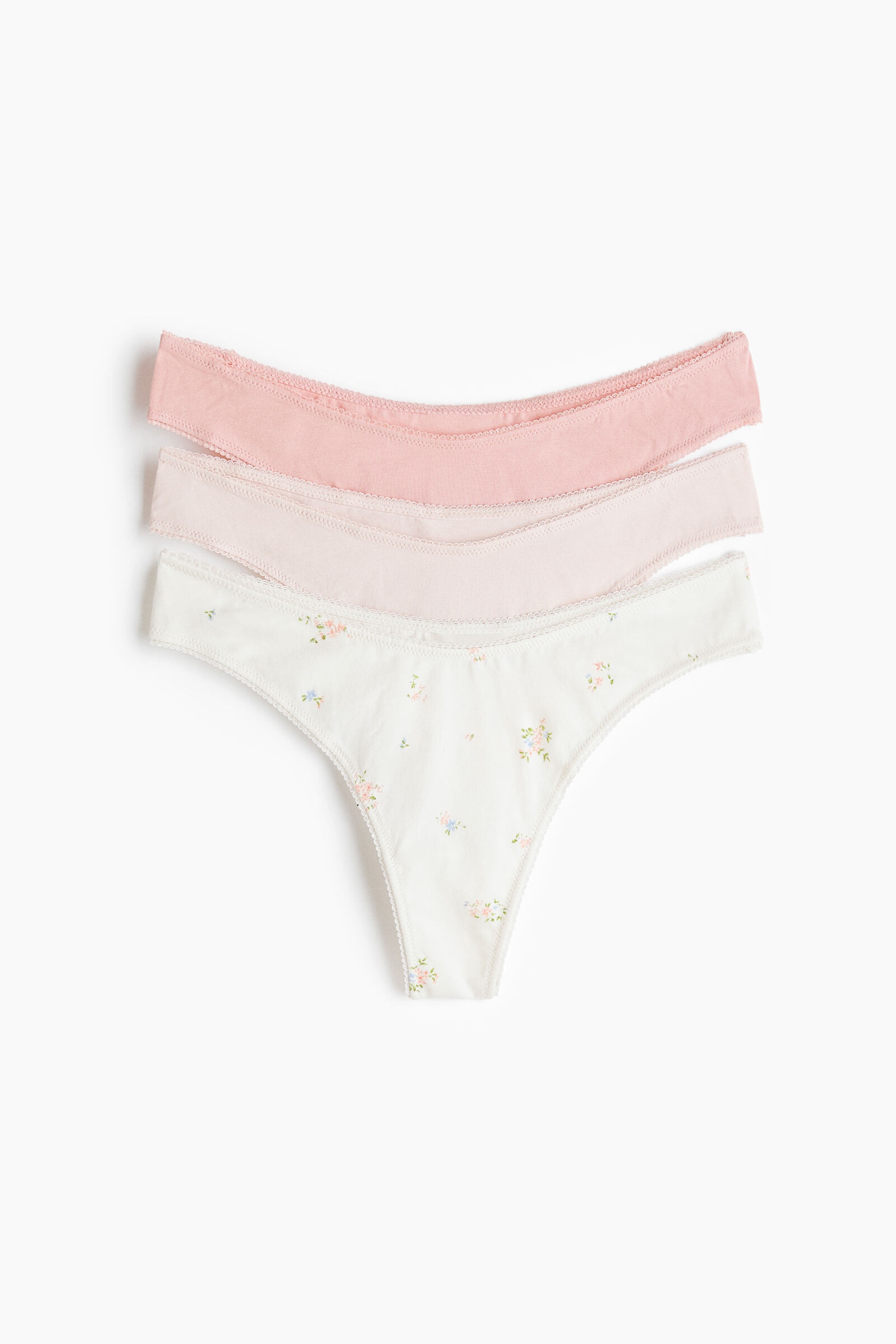 Pack de 3 colaless thong de algodón
