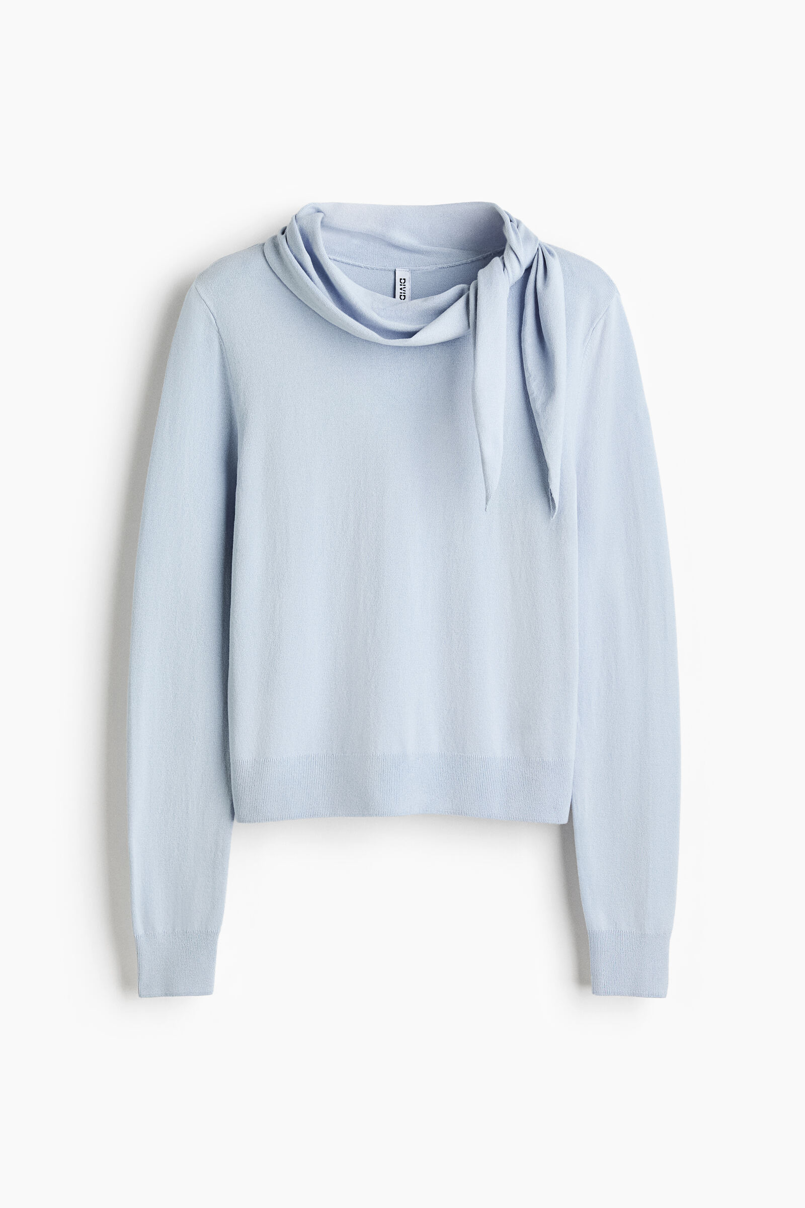 Sweater con cuello fular