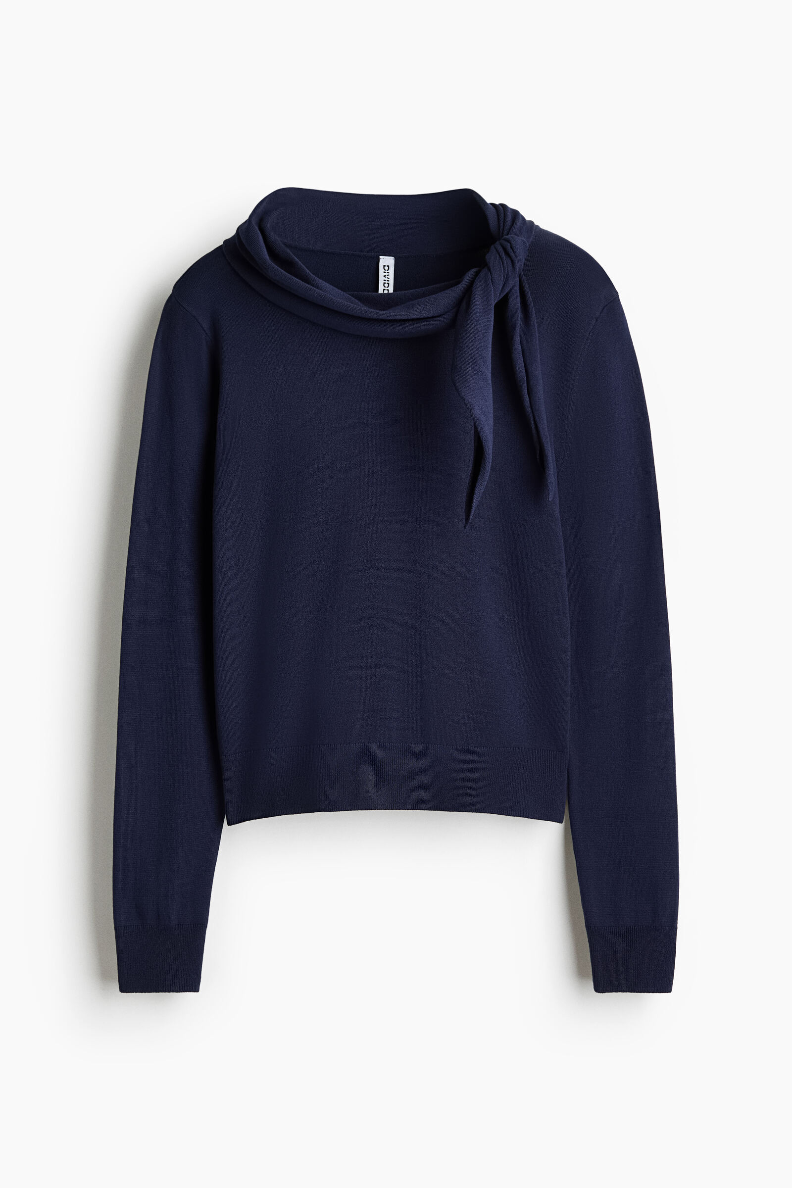 Sweater con cuello fular
